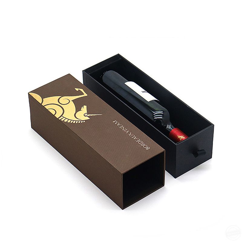 酒盒包装定制 红酒单只礼盒